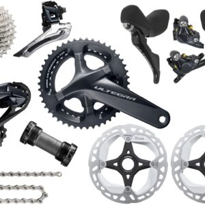 Shimano Gruppo ULTEGRA R8020 2x11 velocità 160/160mm